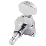 Fender Stratocaster/Telecaster Locking Tuning Machine Set - Polished Chrome - Image 4