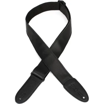 Levy's MS4 3.5-inch Suede Bass Strap - Black