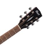 Cort AF510 Acoustic Guitar - Black Satin - Image 4