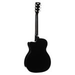 Cort L60CE BK Cutaway Acoustic-Electric Guitar – Black Gloss - Image 3
