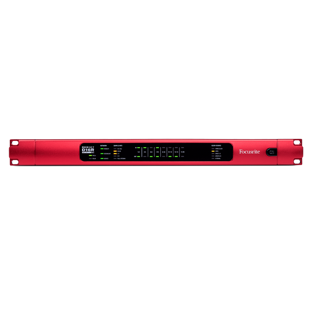 D16R 1 Focusrite RedNet D16R MkII 16x16 Dante Digital Audio Interface - Image 1