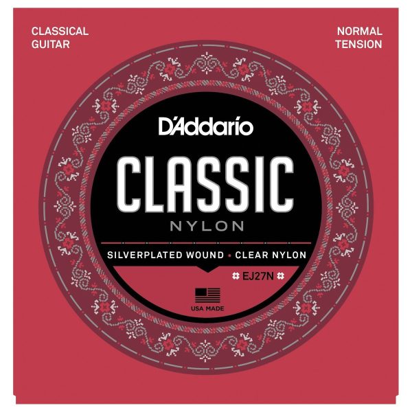 D'Addario EJ27N Nylon Classical Guitar Strings - Normal Tension