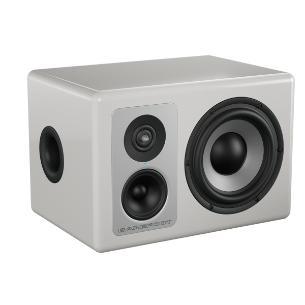 Barefoot Sound Linear White Footprint03 6.5-Inch 3-Way Active Studio Monitor Pair
