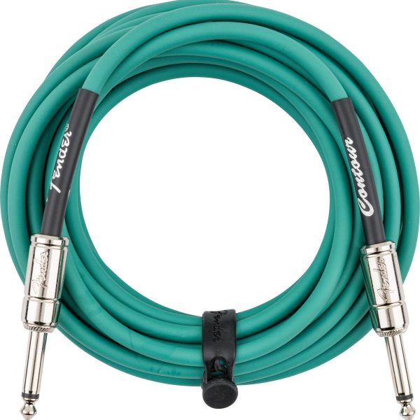 Fender Contour Series Instrument Cables 5.5m - Sherwood Green