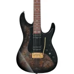 Ibanez Premium AZ41P1PB Electric Guitar - Transparent Gray Burst