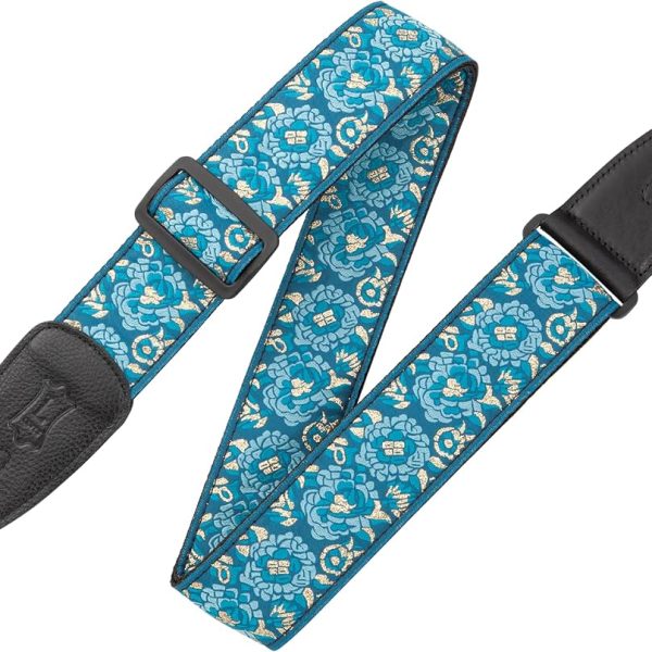 Levy's M8AS Jacquard Weave Guitar Strap - Blue