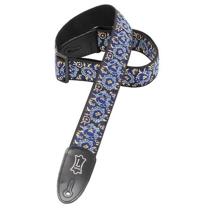 Levy's M8AS Jacquard Weave Guitar Strap - Navy