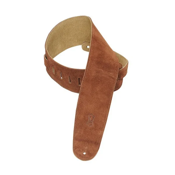 Levy's MS4 Suede Bass Strap - Rust