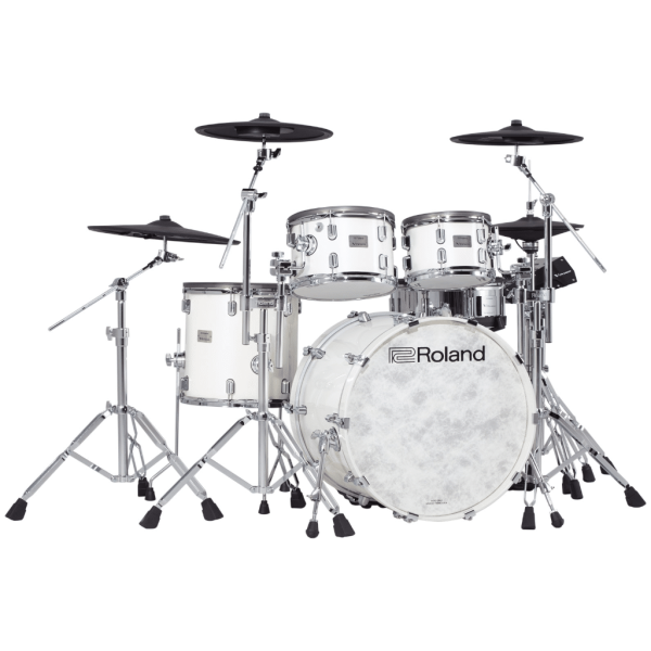 Roland V-Drums Acoustic Design VAD706 Electronic Drum Set – Pearl White