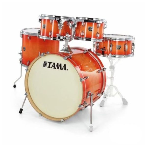 Tama CL52KRS TLB Superstar Classic Maple 5-Piece Drum Kit - Tangerine Lacquer Burst