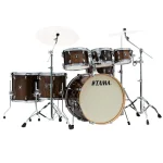 Tama Superstar Classic CL72S 7-piece Shell Pack with Snare Drum - Gloss Java Lacebark Pine