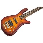 Warwick Teambuilt Streamer LX Limited Edition 5-string Bass Guitar - Honey Sunset Burst - Image 2