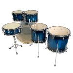 Yamaha SBP2F50 Stage Custom Birch 5-piece Shell Pack - Deep Blue Sunburst - Image 3