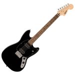 Fender Squier Sonic Mustang HH Electric Guitar - Black - Laurel Fingerboard - Image 2